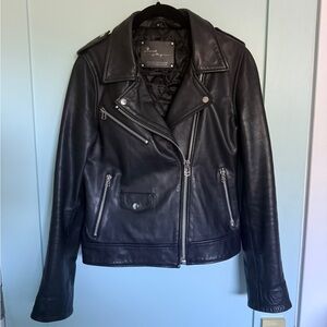 Goosecraft Genuine Leather Moto Jacket